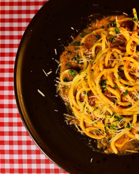 Fideos frescos